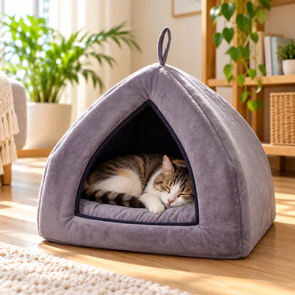 Amazon Basics Velvet Pet Hut